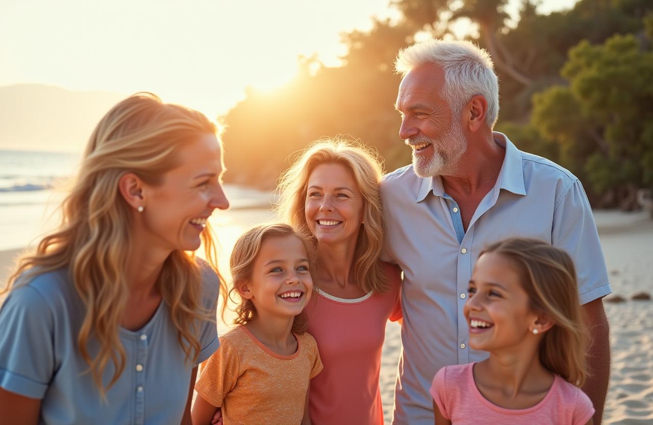 Voyage famille multi-générationnel